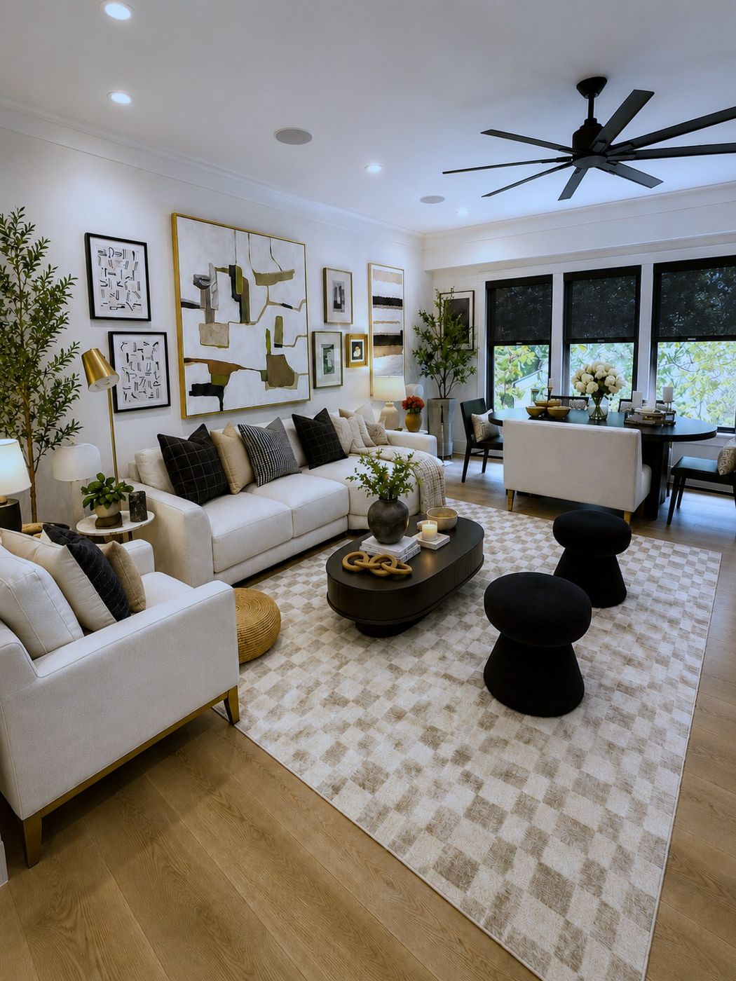 Upstairs media room